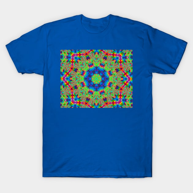 Molecular Mandala T-Shirt by indusdreaming